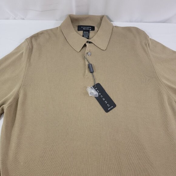 Toscano Italian Men's Cotton Blend Crew Neck Pullover Sweater - Small - Picture 4 of 13